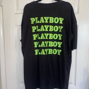 Playboy x Missguided Oversized Graphic Tee